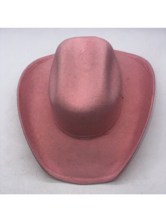 El Mayor Cowgirl Cowboy Hat Pink Sz M EUC RARE BEYONCÉ COUNTRY LINE DANCE main image 6